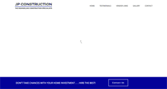 Desktop Screenshot of constructionbyjp.com