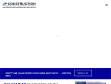 Tablet Screenshot of constructionbyjp.com